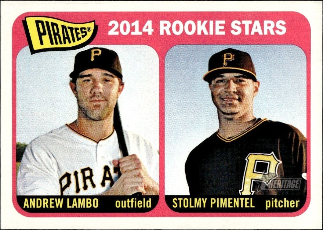 2014 Topps Heritage Andrew Lambo #143 trading card