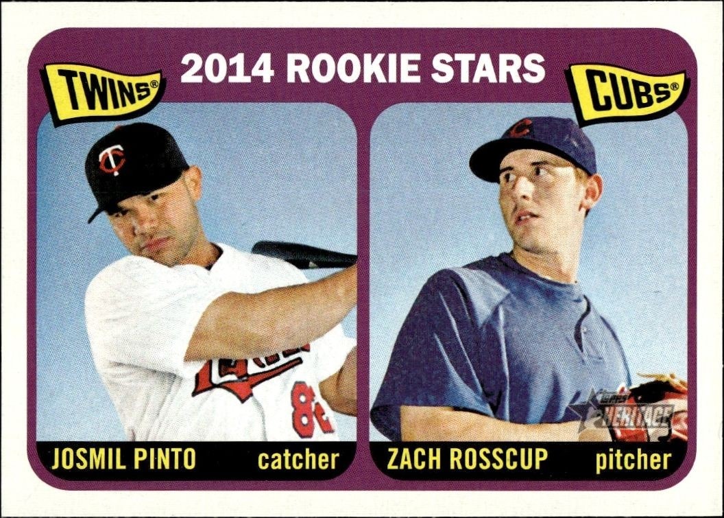 2014 Topps Heritage Zach Rosscup #201 trading card