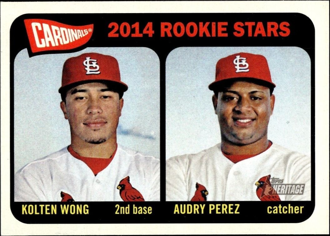2014 Topps Heritage Kolten Wong #116 trading card