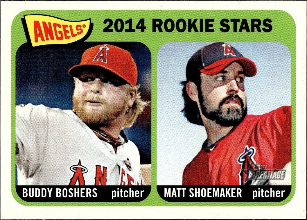 2014 Topps Heritage Buddy Boshers #194 trading card