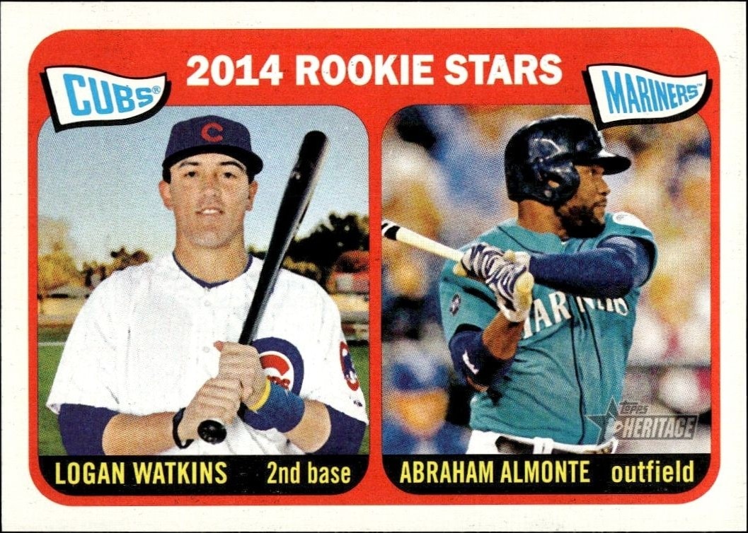 2014 Topps Heritage Abraham Almonte #166 trading card