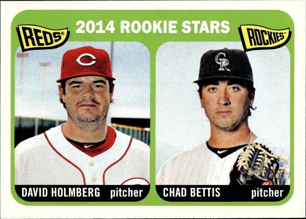 2014 Topps Heritage Chad Bettis #273 trading card