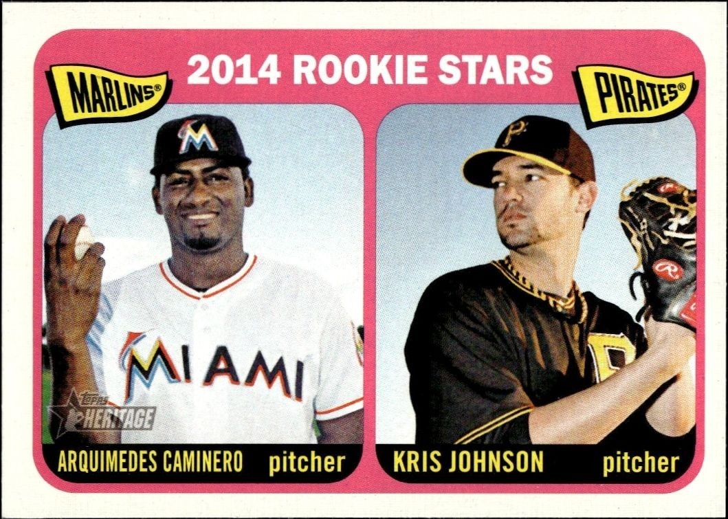 2014 Topps Heritage Arquimedes Caminero #286 trading card