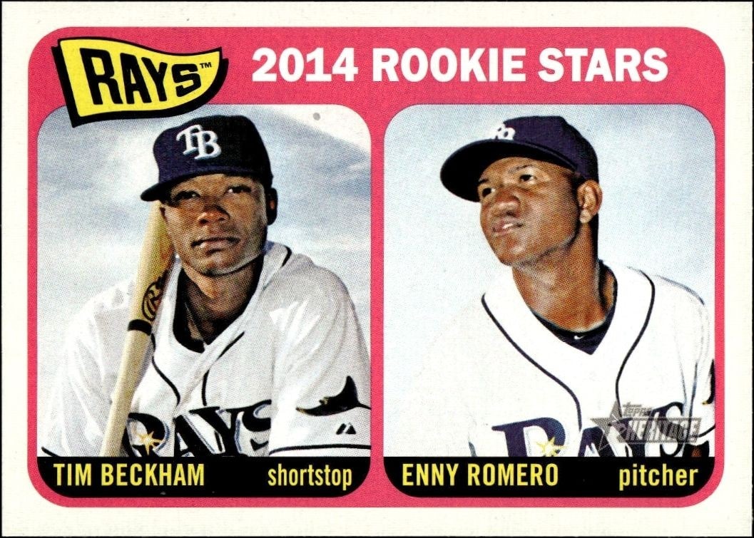 2014 Topps Heritage Tim Beckham #259 trading card
