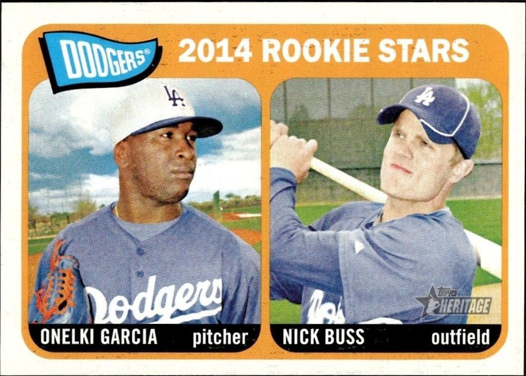 2014 Topps Heritage Onelki Garcia #331 trading card