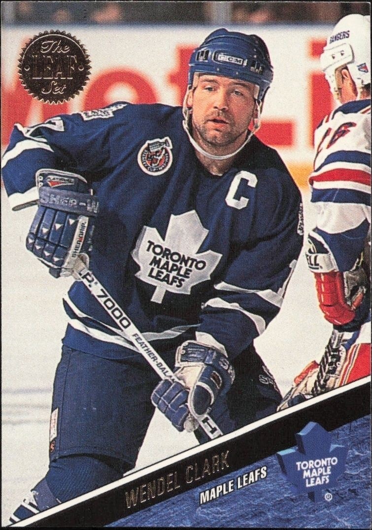 1993-94 Leaf Series 1 Wendel Clark #166 trading card
