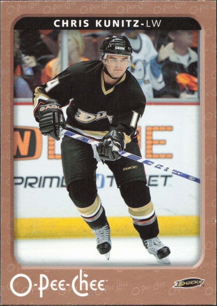 2006-07 O-Pee-Chee Chris Kunitz #6 trading card