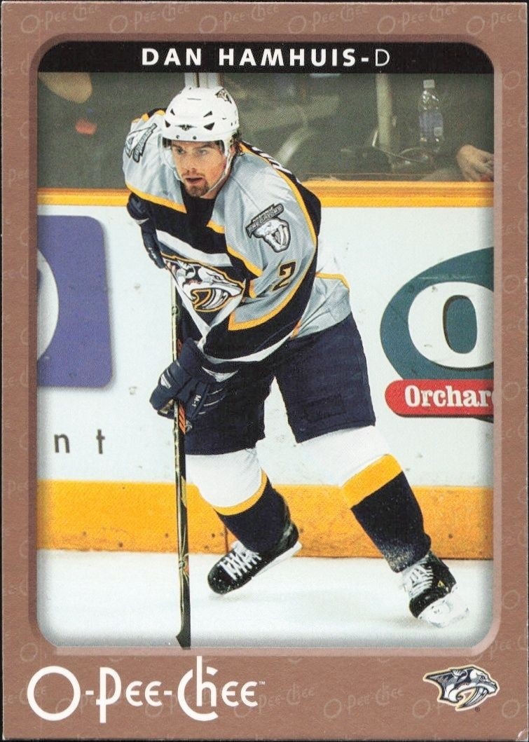 2006-07 O-Pee-Chee Dan Hamhuis #287 trading card