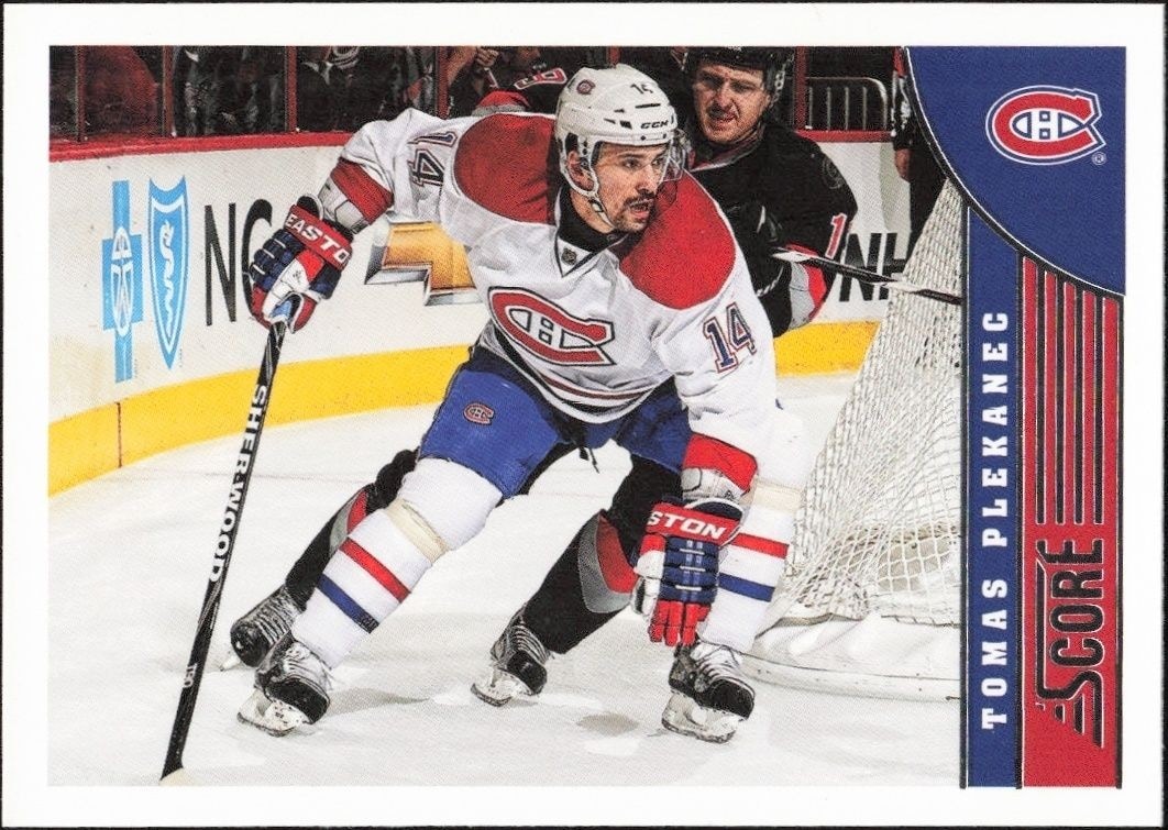 2013-14 Panini Score Tomas Plekanec #255 trading card