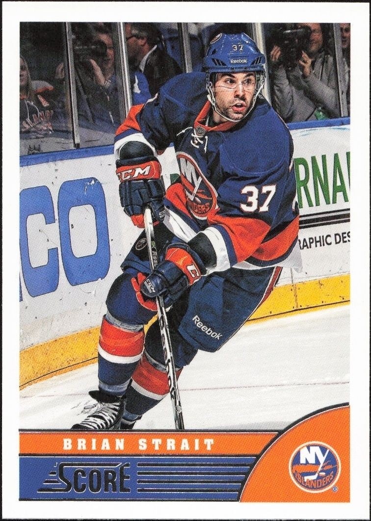2013-14 Panini Score Brian Strait #322 trading card