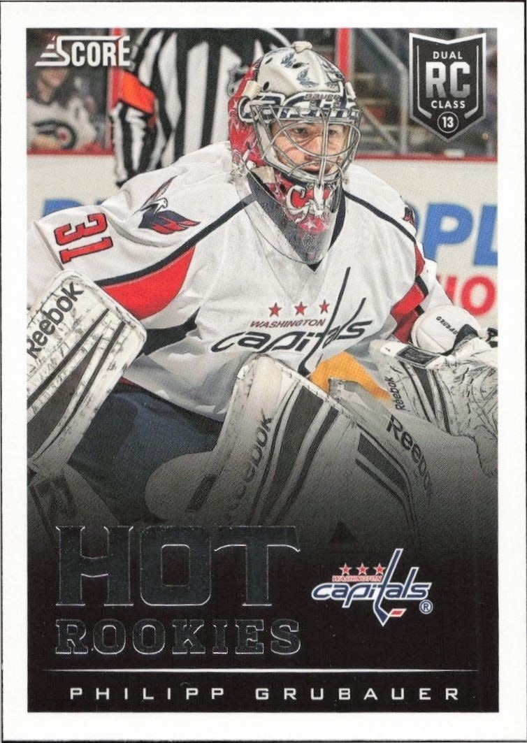 2013-14 Panini Score Philipp Grubauer #619 trading card
