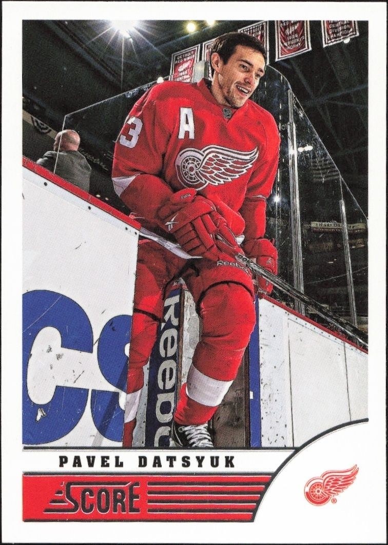 2013-14 Panini Score Pavel Datsyuk #163 trading card