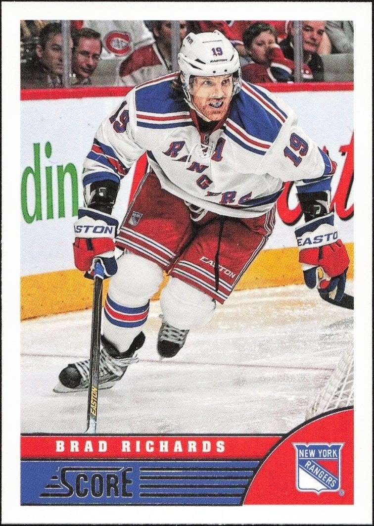 2013-14 Panini Score Brad Richards #328 trading card
