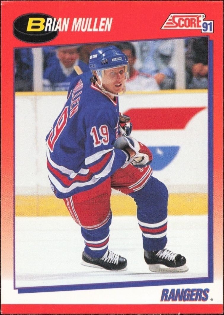 1991-92 Score Canadian Bilingual Brian Mullen #59 trading card