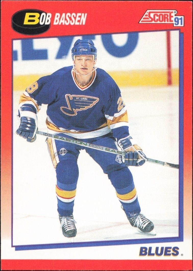 1991-92 Score Canadian Bilingual Bob Bassen #179 trading card
