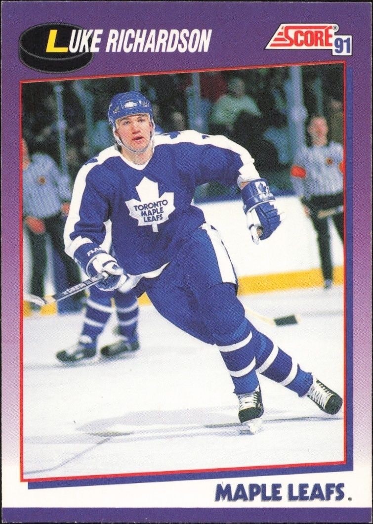 1991-92 Score American Luke Richardson #139 trading card