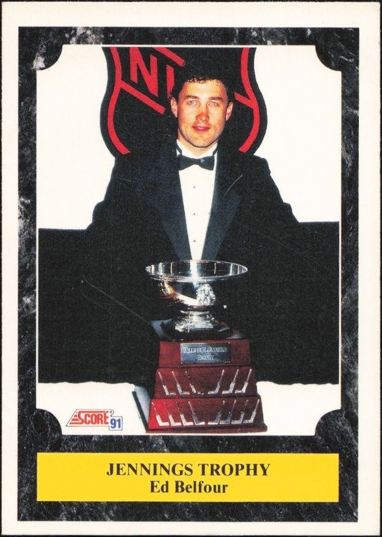 1991-92 Score American Ed Belfour #433 trading card