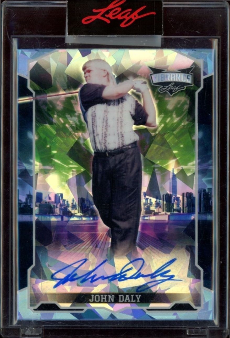 2022 Leaf Vibrance John Daly #BA-JD1 trading card