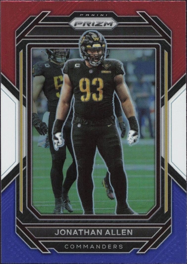 2022 Panini Prizm Football Jonathan Allen #297 trading card