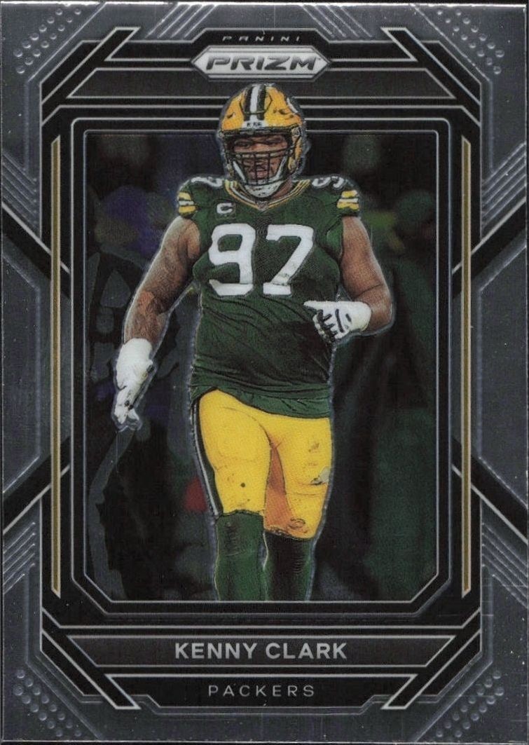 2022 Panini Prizm Football Kenny Clark #110 trading card