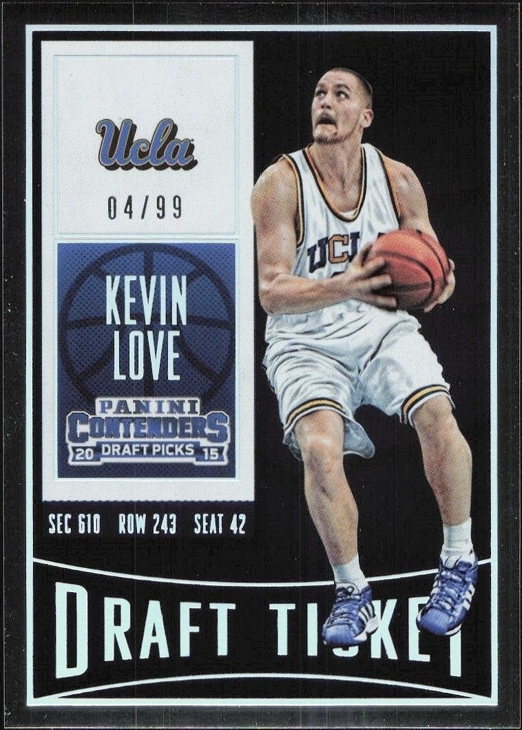 2015-16 Panini Contenders Draft Picks Kevin Love #58 trading card