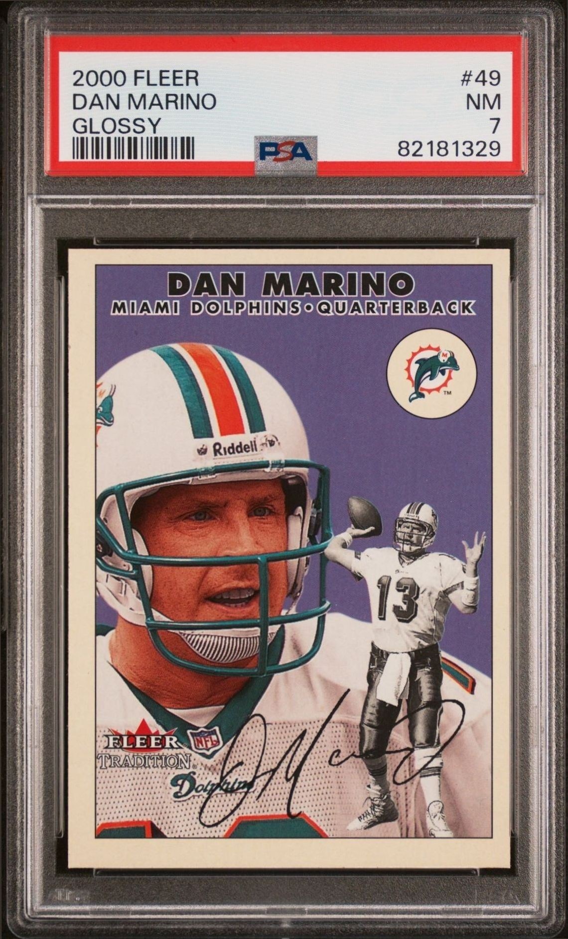 2000 Fleer Dan Marino #49 trading card