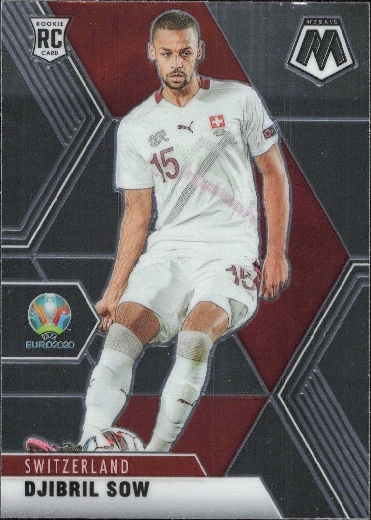 2021 Panini Mosaic Uefa Euro Djibril Sow #180 trading card
