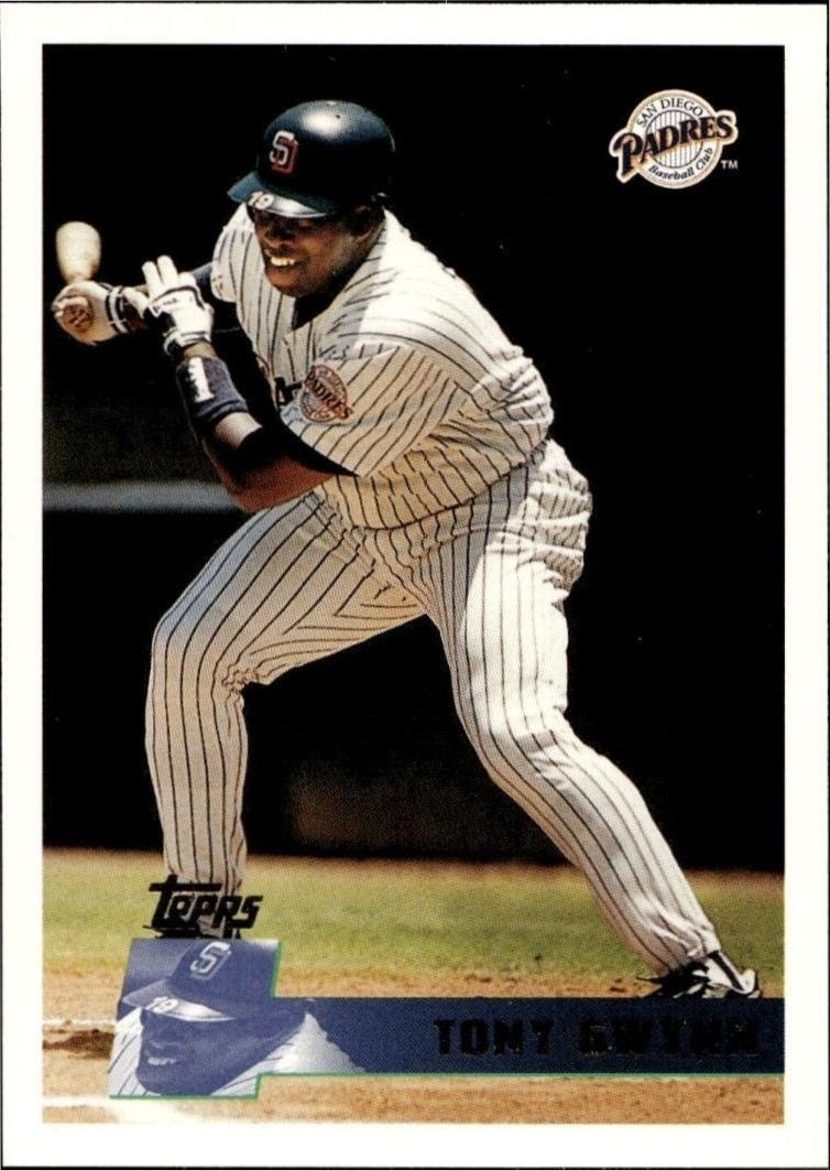 1996 Topps Tony Gwynn #250 trading card
