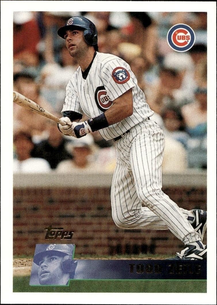 1996 Topps Todd Zeile #35 trading card