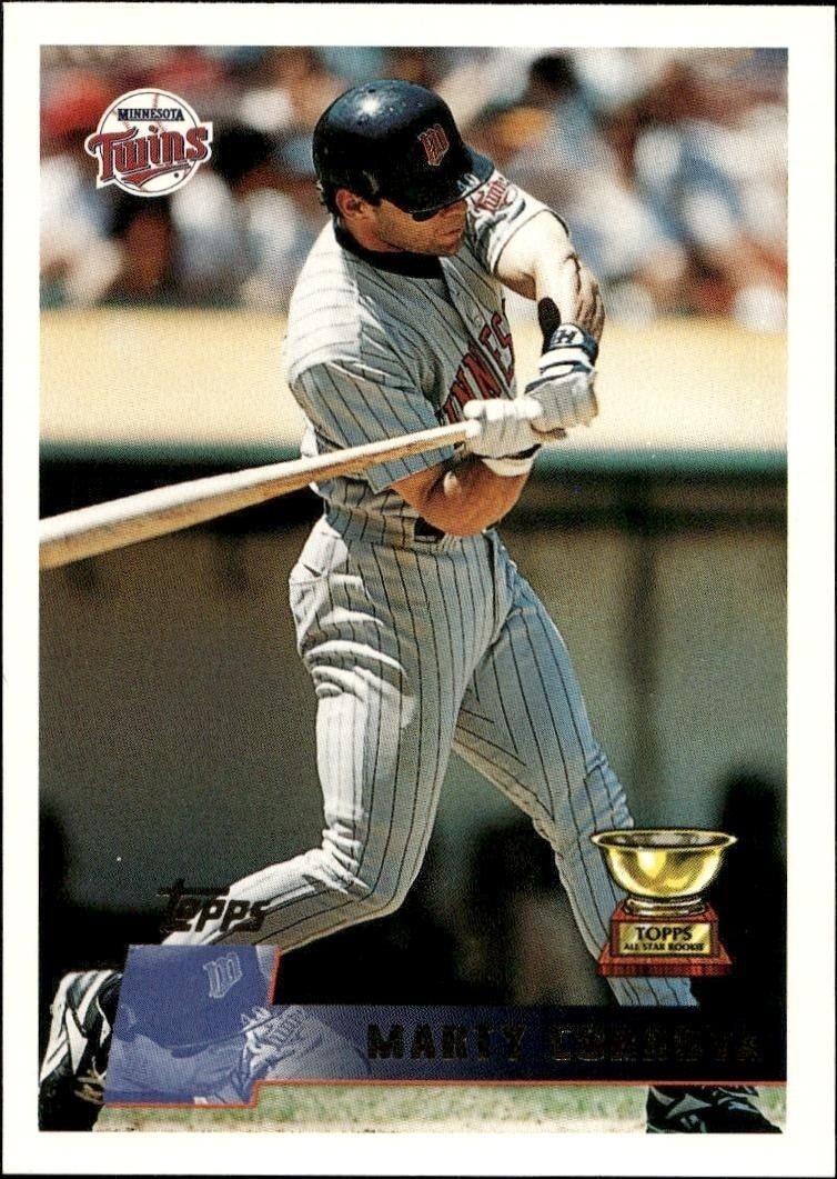 1996 Topps Marty Cordova #187 trading card