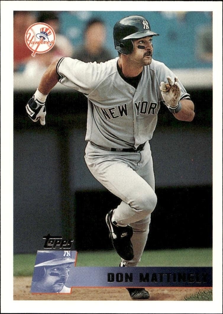 1996 Topps Don Mattingly #185 trading card
