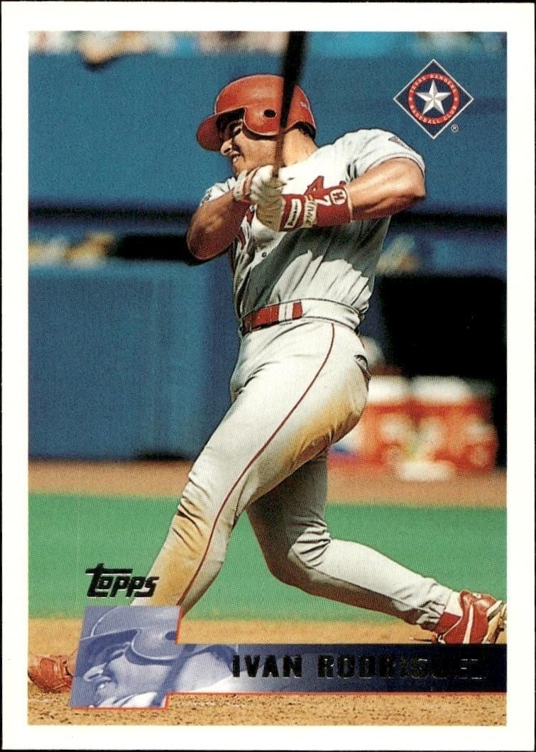 1996 Topps Ivan Rodriguez #140 trading card