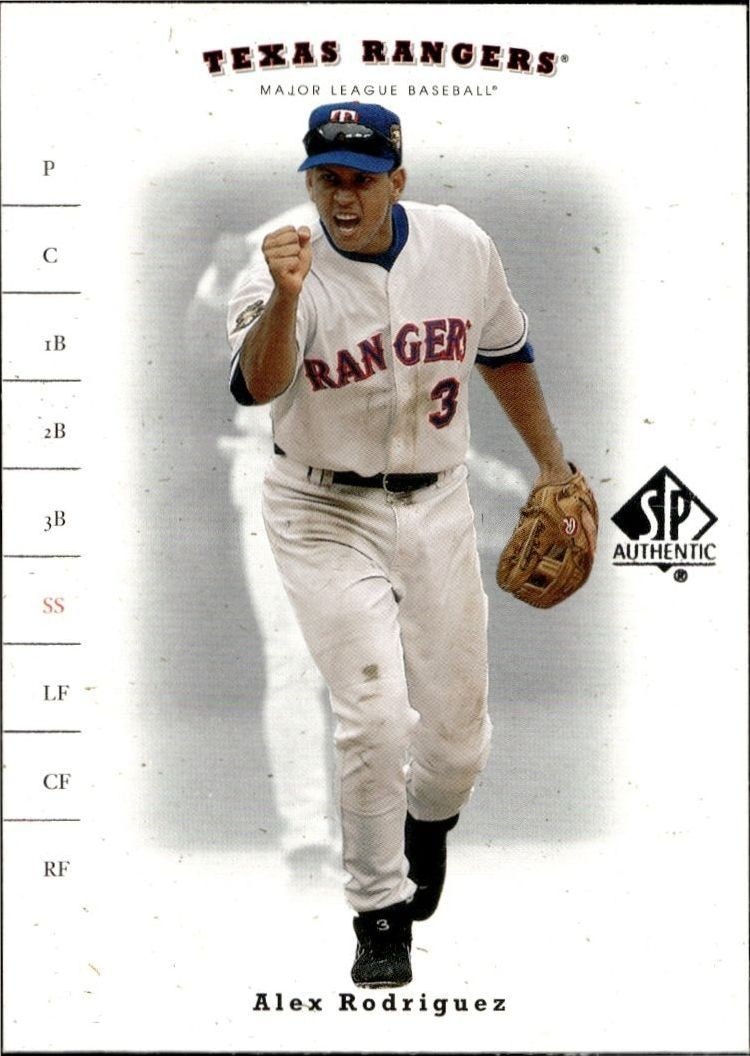 2001 Upper Deck SP Authentic Alex Rodriguez #22 trading card