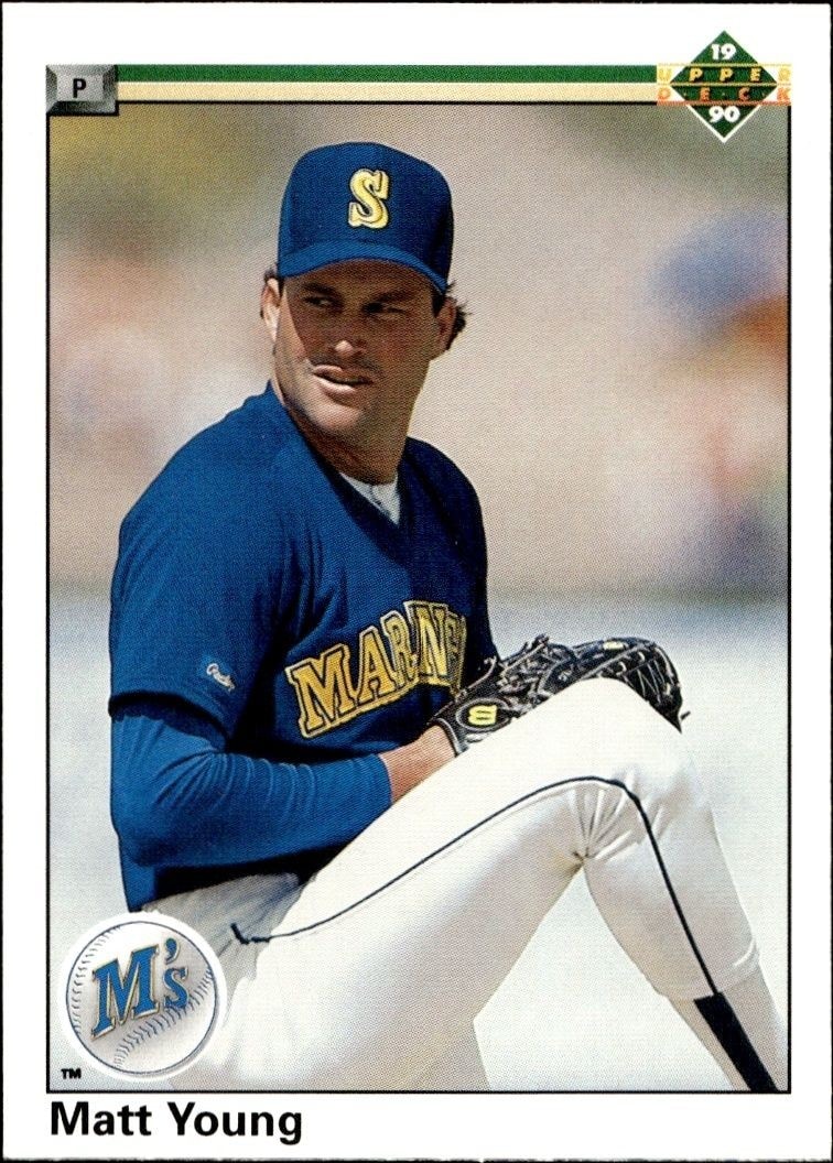 1990 Upper Deck High Number Matt Young #787 trading card
