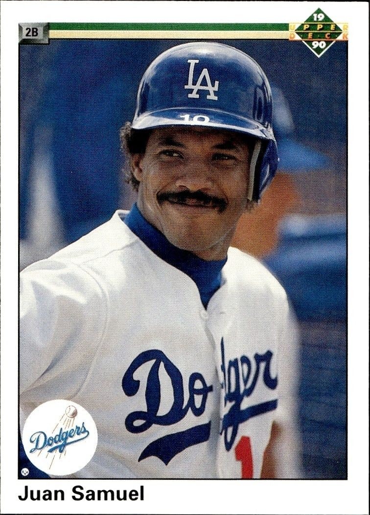 1990 Upper Deck High Number Juan Samuel #795 trading card