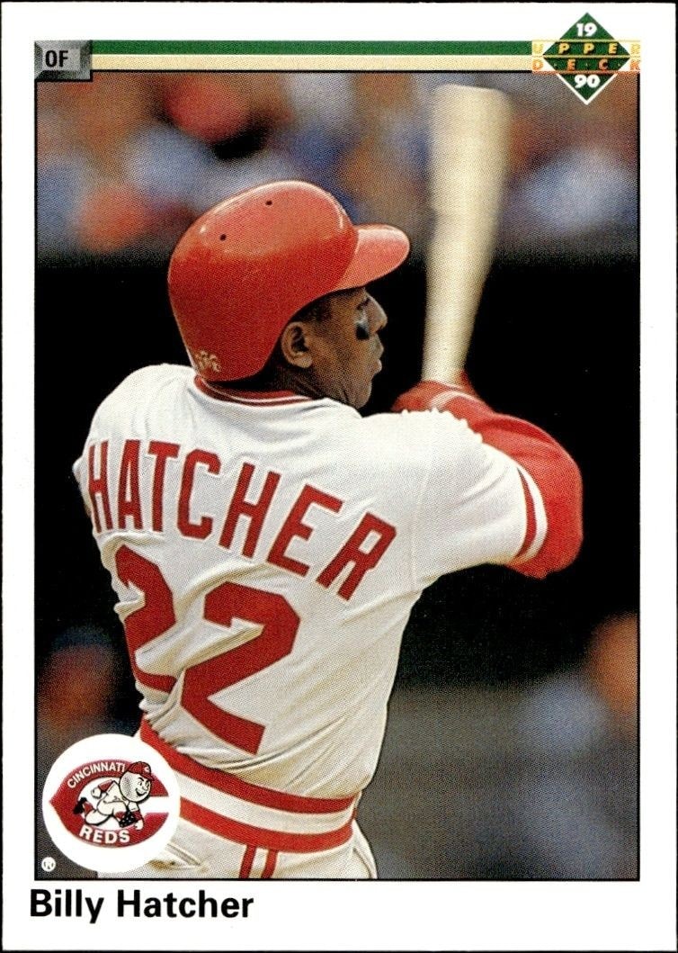 1990 Upper Deck High Number Billy Hatcher #778 trading card