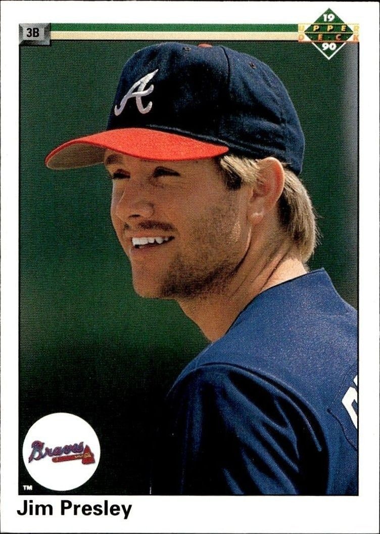 1990 Upper Deck High Number Jim Presley #760 trading card