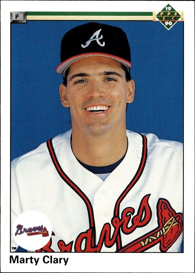 1990 Upper Deck High Number Marty Clary #779 trading card