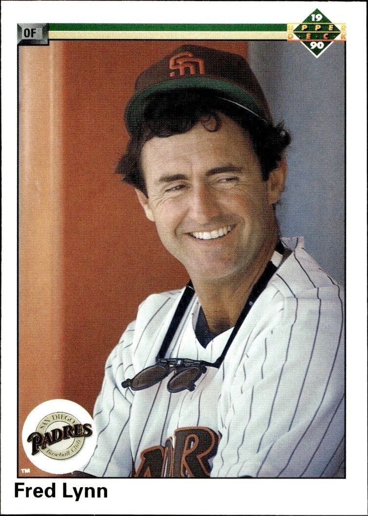 1990 Upper Deck High Number Fred Lynn #771 trading card