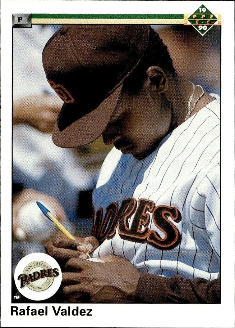 1990 Upper Deck High Number Rafael Valdez #775 trading card