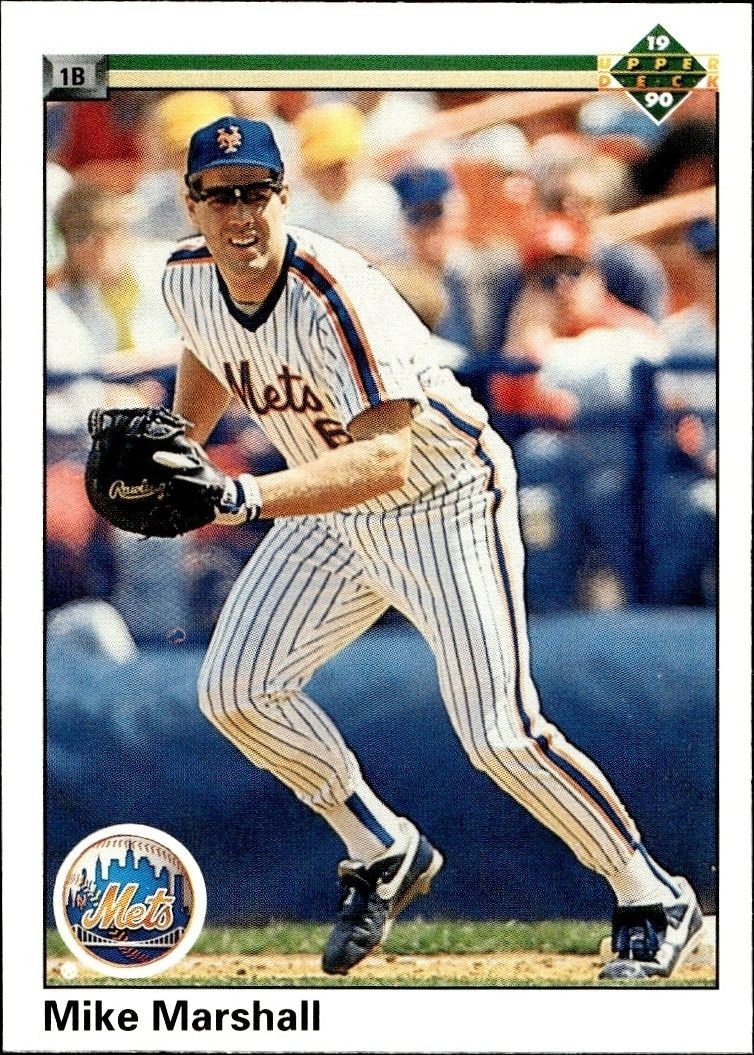 1990 Upper Deck High Number Mike Marshall #781 trading card