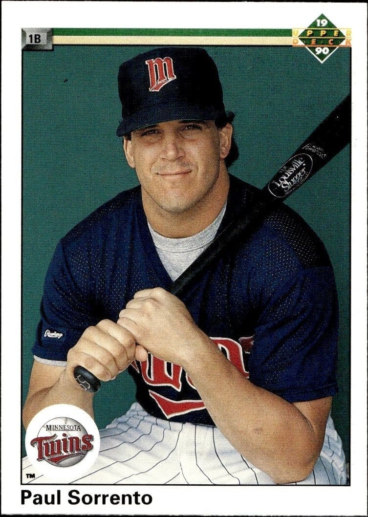 1990 Upper Deck High Number Paul Sorrento #784 trading card