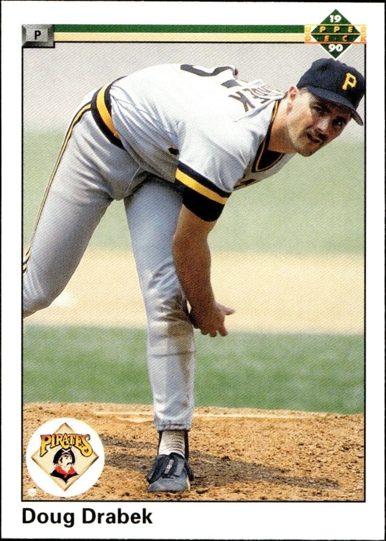 1990 Upper Deck Low Number Doug Drabek #422 trading card