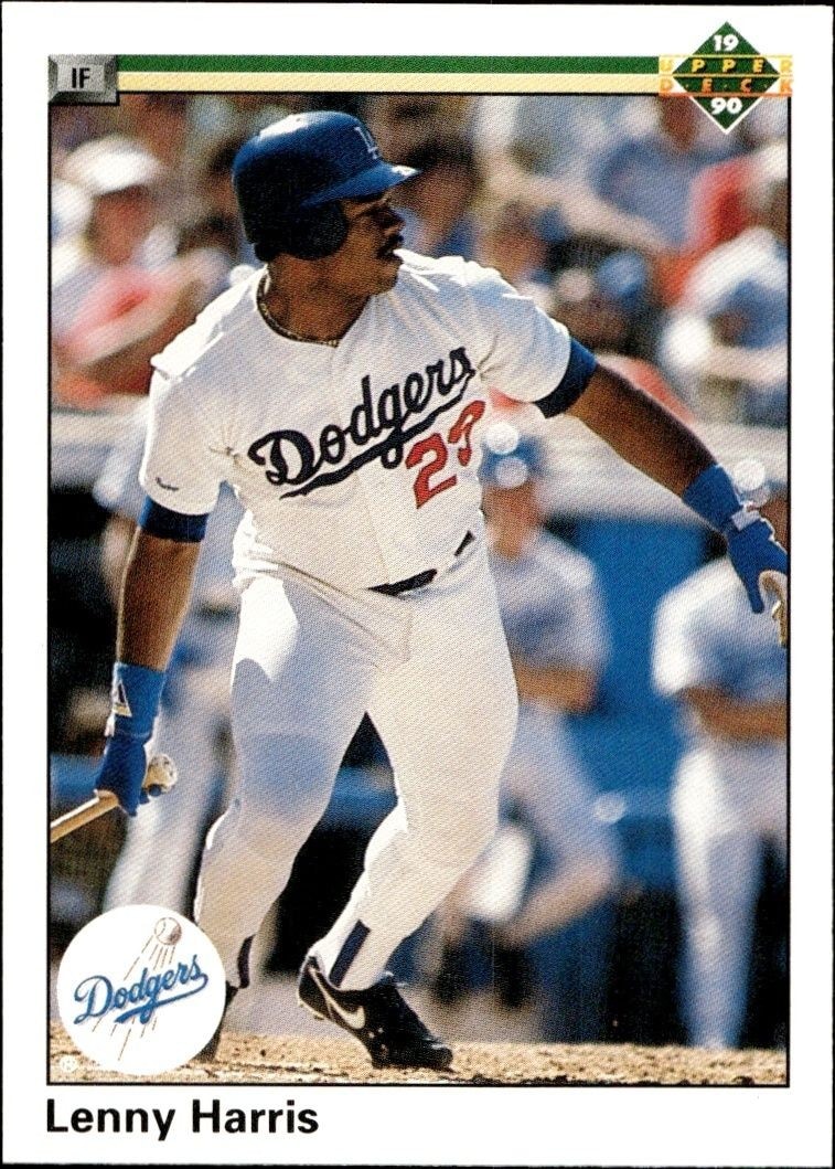 1990 Upper Deck Low Number Lenny Harris #423 trading card