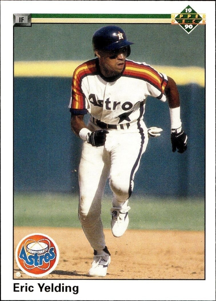 1990 Upper Deck Low Number Eric Yelding #427 trading card