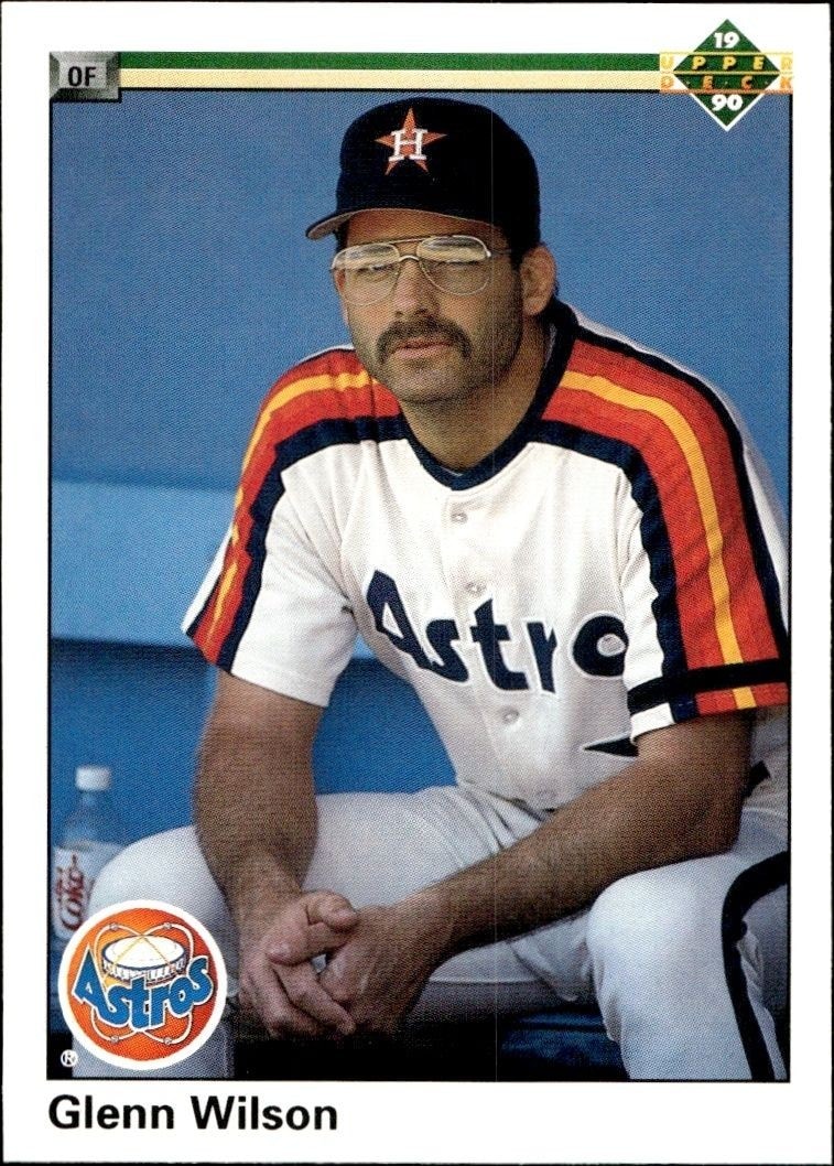 1990 Upper Deck Low Number Glenn Wilson #410 trading card