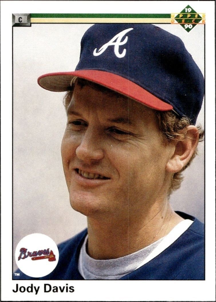 1990 Upper Deck Low Number Jody Davis #429 trading card