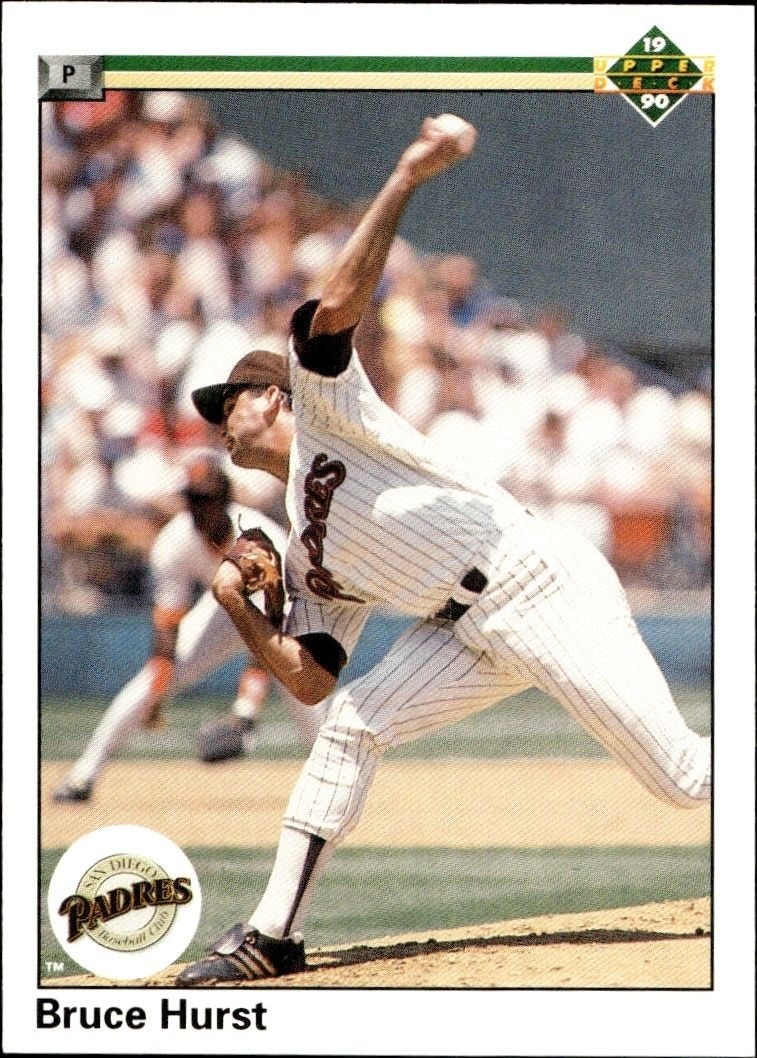1990 Upper Deck Low Number Bruce Hurst #433 trading card