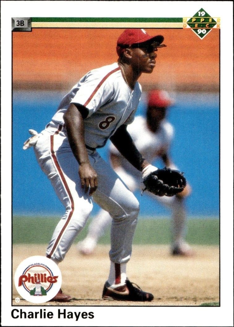 1990 Upper Deck Low Number Charlie Hayes #437 trading card