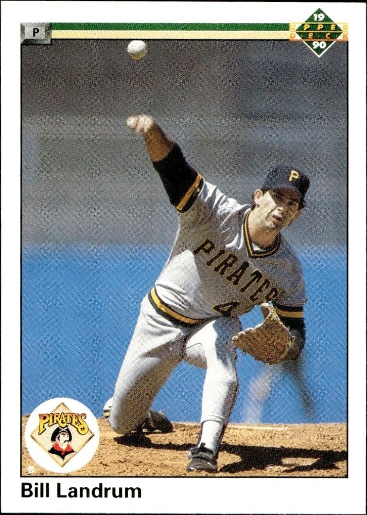 1990 Upper Deck Low Number Bill Landrum #442 trading card